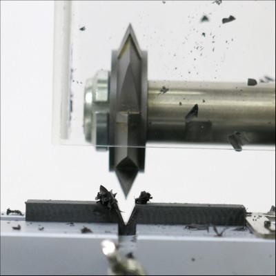 402V V-Shaped Notch Maker Sample