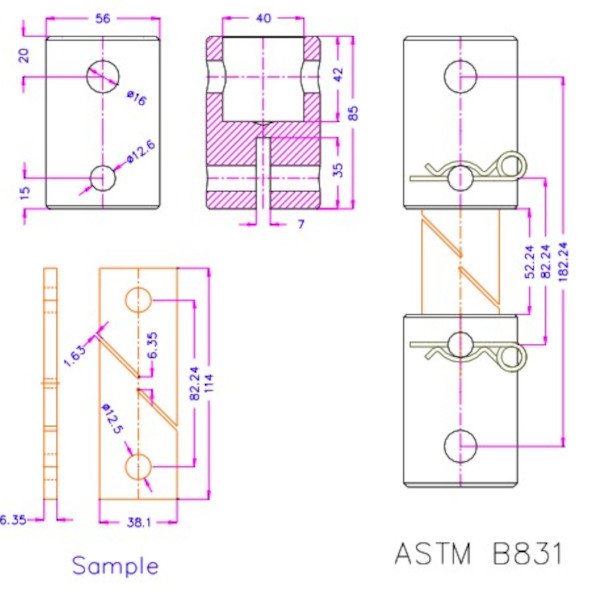 ASTM B831 Test Fixture | GB831-565