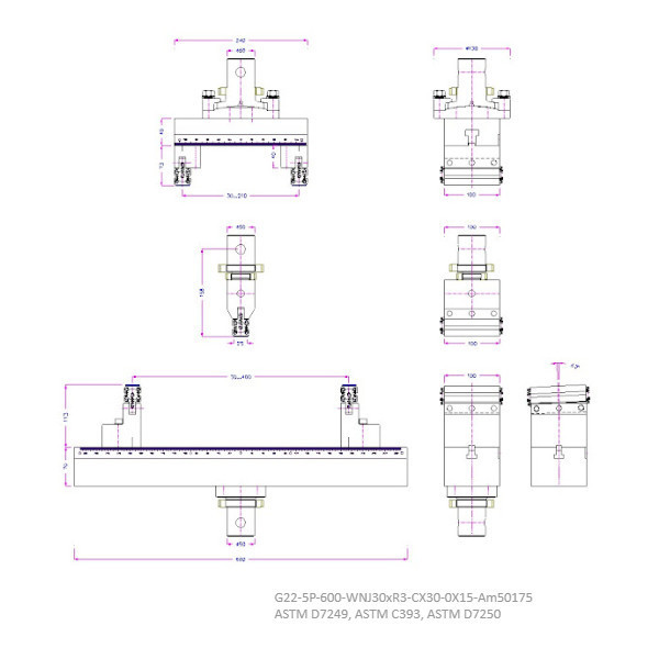 ASTM D7249 Flexural Test Fixture | GD7249-22