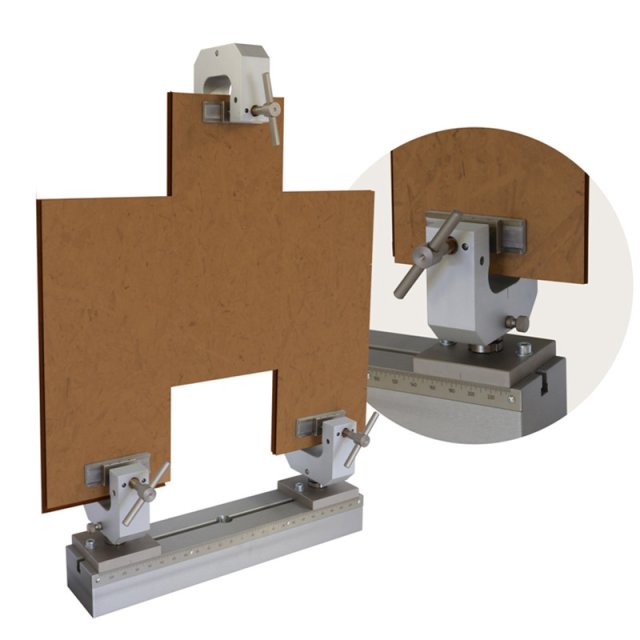 Wood panel Bend Friction Test Fixture